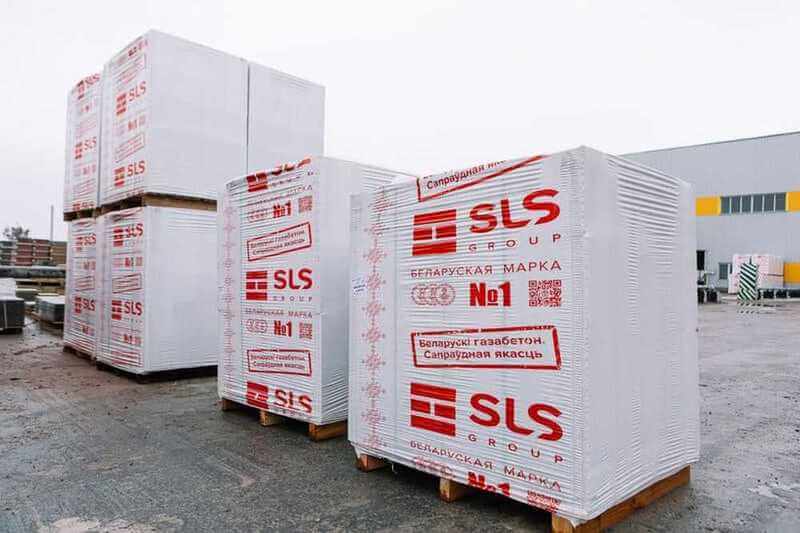 Газобетон Белорусский SLS D400 625х375х250 мм фото 1