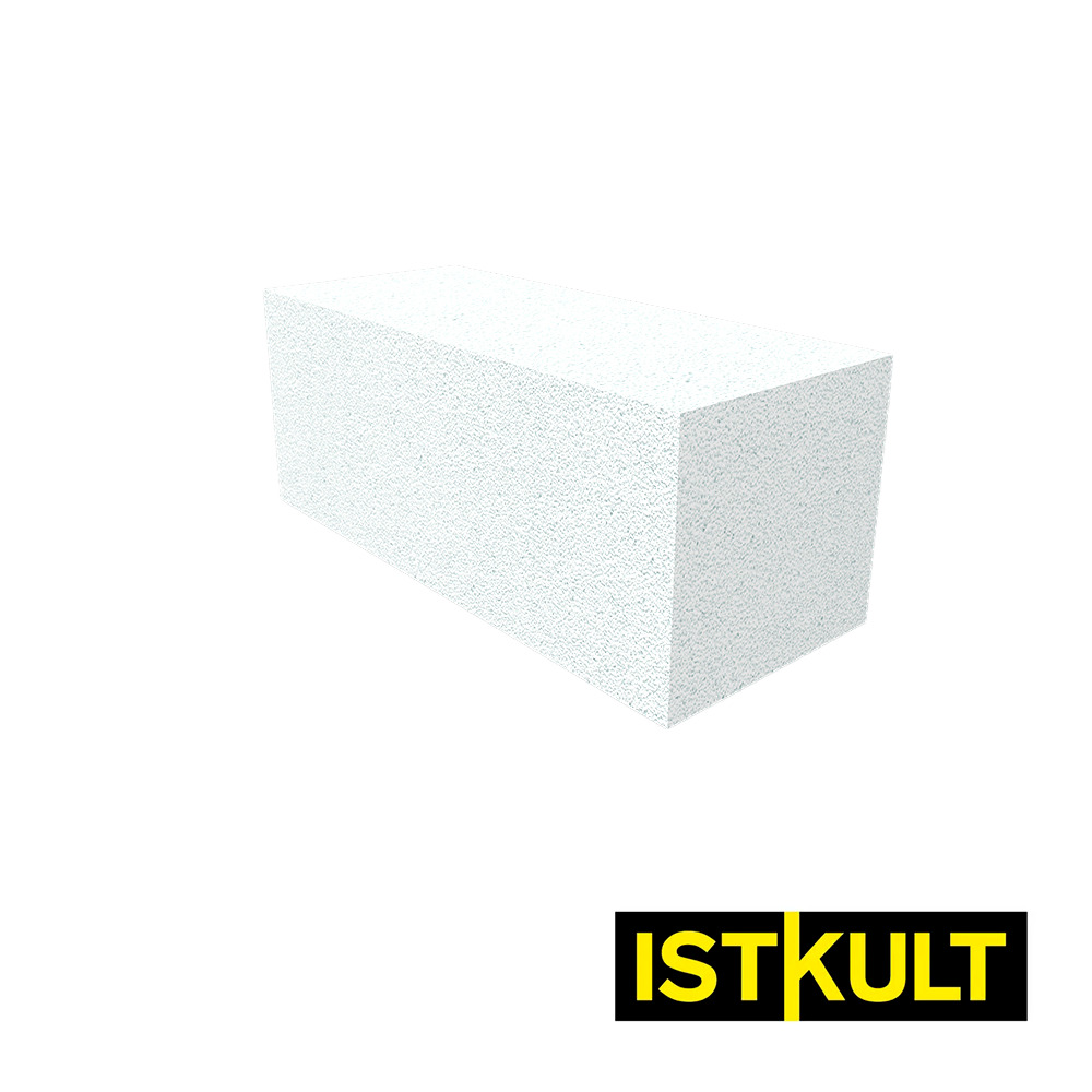 Газобетонный блок ISTKULT D400 B2,5 600х300х250 мм фото 0